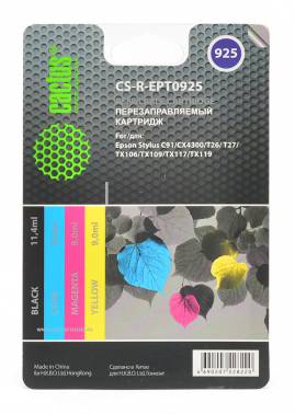 Картридж Cactus CS-R-EPT0925 черный/голубой/пурпурный/желтый набор карт. для Epson St C91/CX4300/T26