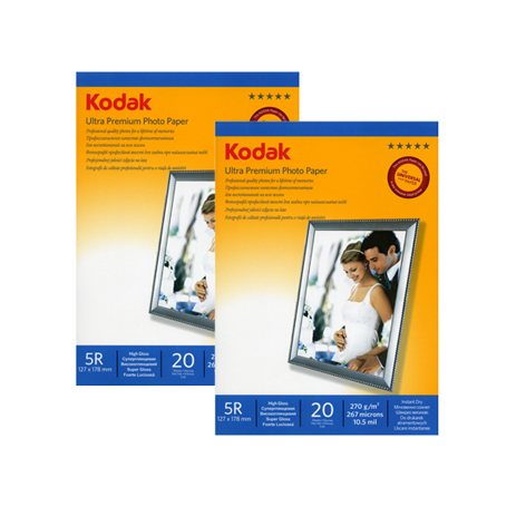 Фотобумага Kodak суперглянцевая 270 г/м², 13х18, 20 л