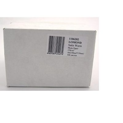 Фотобумага Lomond Атласная односторонняя микропористая фотобумага для струйной печати, Тёпло-белый цвет, A6, 270 г/м2, 500 л. (1106202)