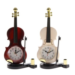 Часы настольные «Скрипка со смычком на подставке» (1144538)