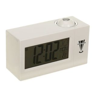 Часы-будильник LuazON LB-14, с проектором, вход DC, белый (2372389)