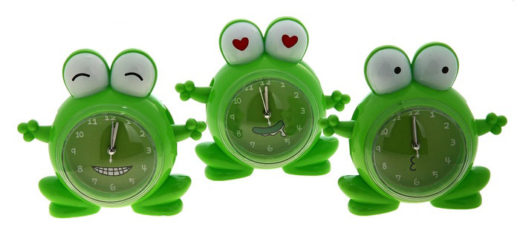 Часы настольные «Лягушка», цвет зеленый (729408)