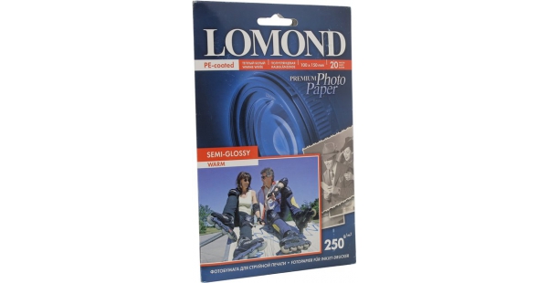 Фотобумага Lomond двухсторонняя глянцевая для лазерной печати A4, 250г/м2, 250л (0310541)