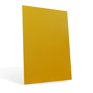 Листовой пластик ПВХ для струйных принтеров, золотой, А4 0,3 мм, 1 л., 128982