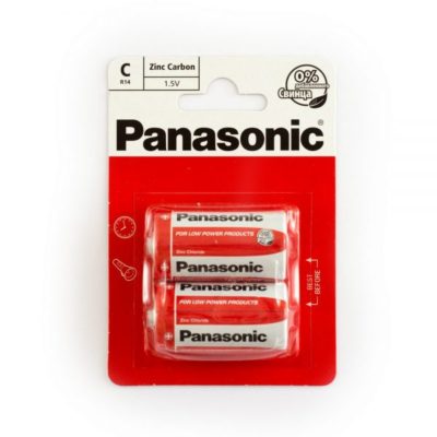Элемент питания Panasonic R 14 BL2 (шт.), 60242