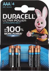 Элемент питания Duracell LR03 ULTRA POWER 4BL, 67684