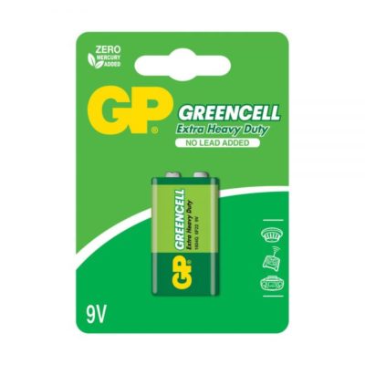 Элемент питания GP крона 6F22 Greencell BL-1 (шт.), 69219