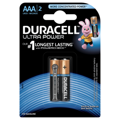 Элемент питания Duracell LR03 ULTRA POWER 2BL, 71595